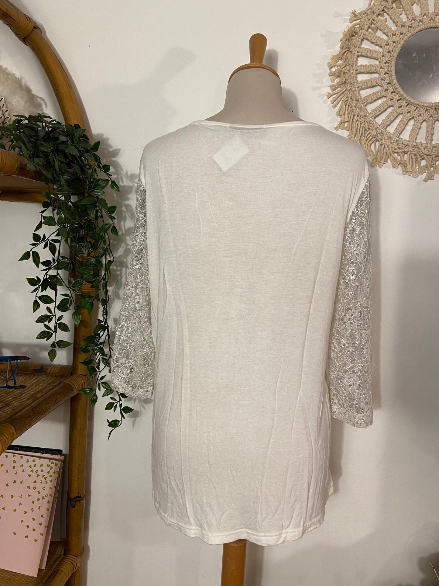 T-shirt dentelle