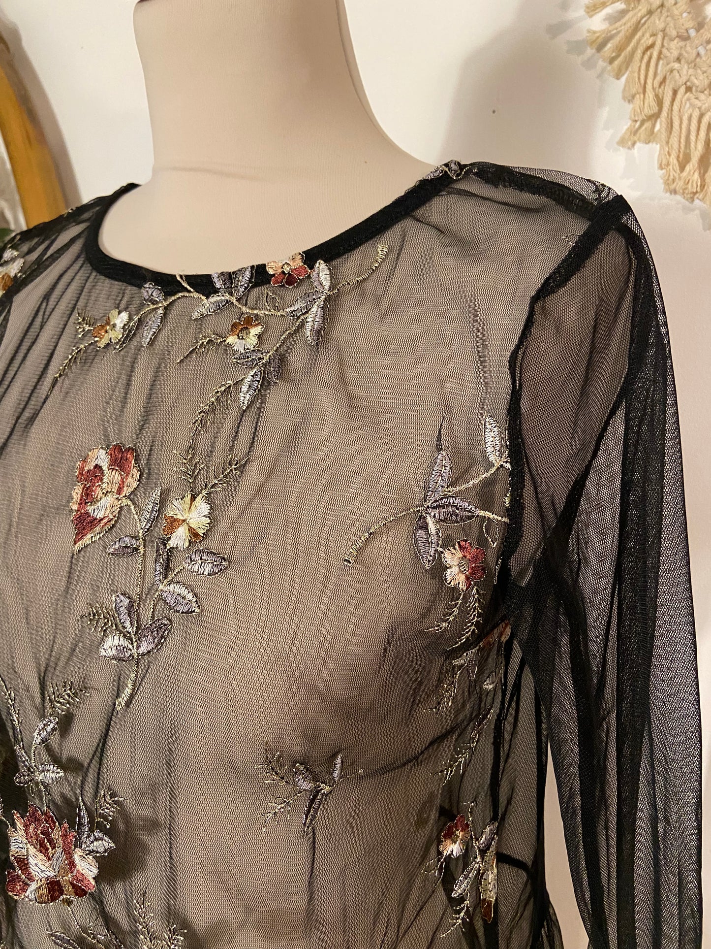 Blouse brodée