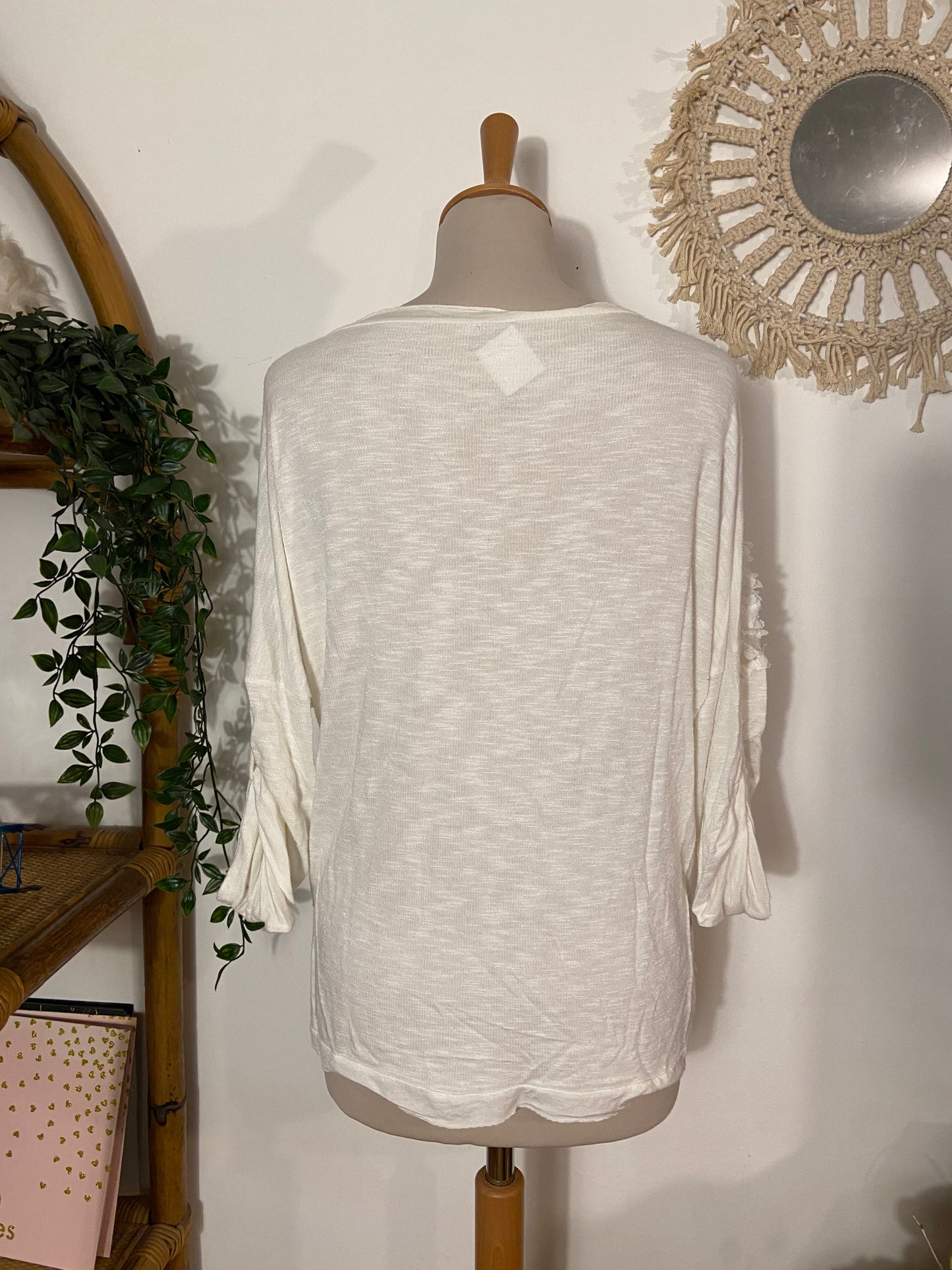 Top fleurs en relief