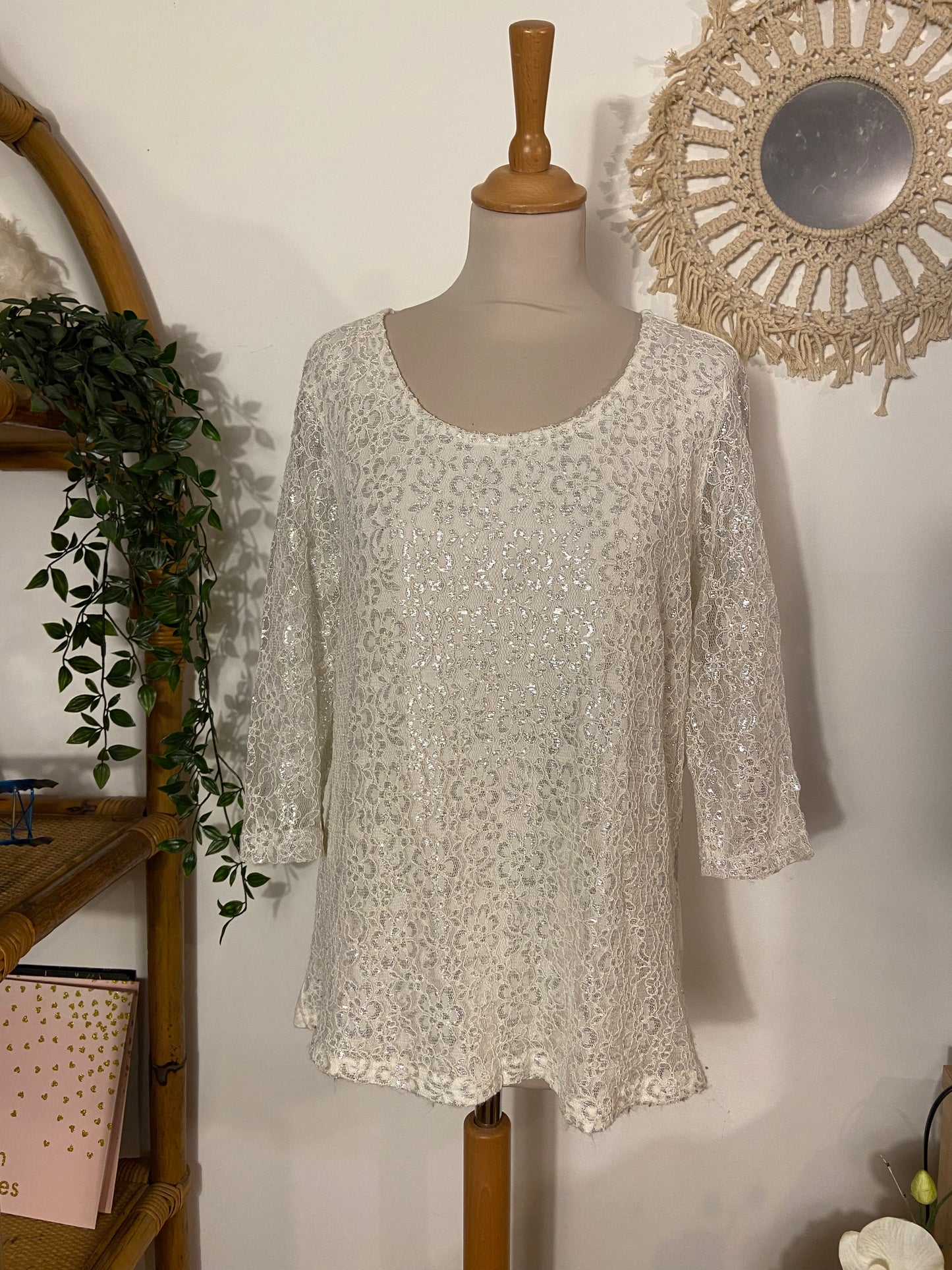 T-shirt dentelle