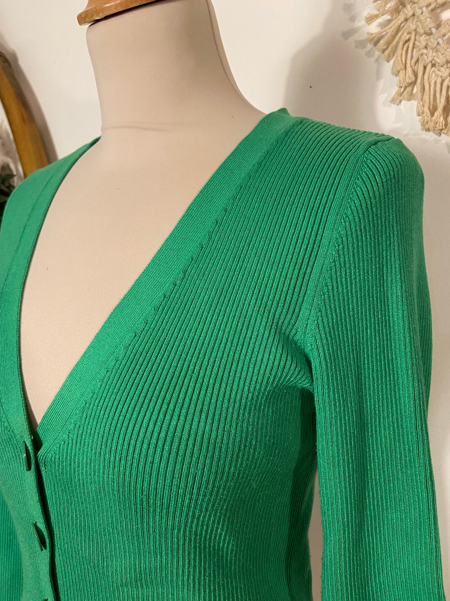 Cardigan vert