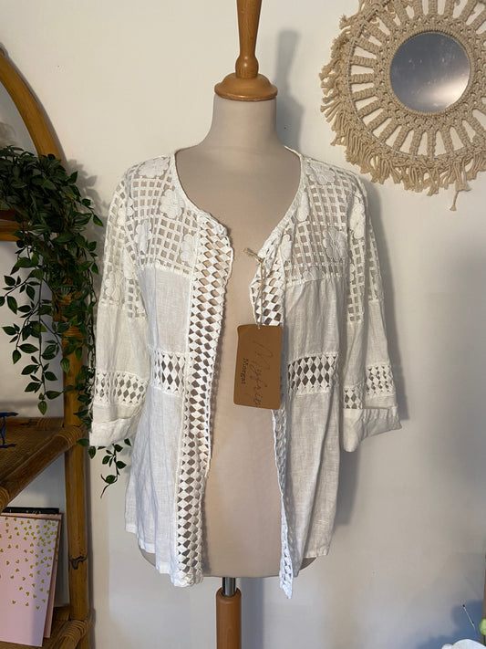 Cardigan brodé